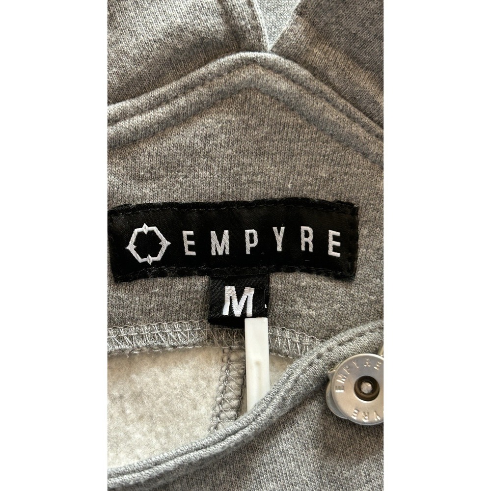 Empyre Men's Bib Overalls Gray Fleece Size M Loungewear Comfy Warm Outdoor - Picture 9 of 12